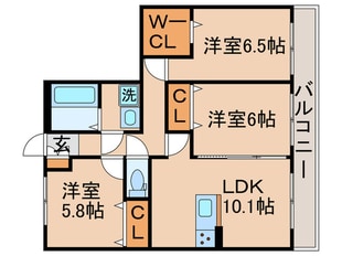 ファンファ－レ新宿の物件間取画像